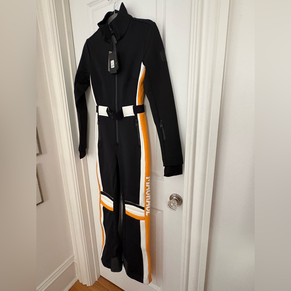 MACKAGE Brie Agile-360 Belted Bonded Fitted Premium Ski Suit - Picture 15 of 16